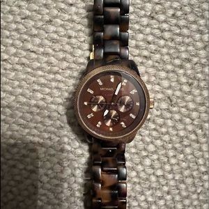 Michael Kors  tortoise shell watch
